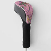 Dragonfly Flit Pink Fizz Golf Headcover (angewinkelt)