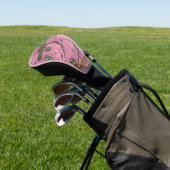 Dragonfly Flit Pink Fizz Golf Headcover (In SItu)
