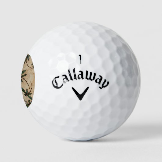 Dragonfly Flit Rustikale Creme Golfball (Logo)