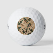Dragonfly Flit Rustikale Creme Golfball (Vorderseite)