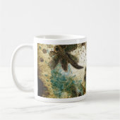 Dragonfly Flit Rustikaler Splash Kaffeetasse (Links)
