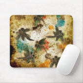 Dragonfly Flit Rustikaler Splash Mousepad (Mit Mouse)