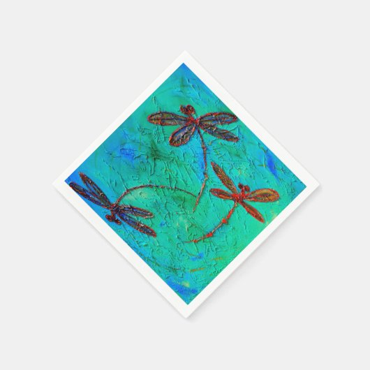 Dragonfly Flit Serviette (Ecke)