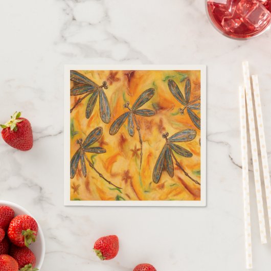 Dragonfly Flit Warme Breeze Serviette (Beispiel)