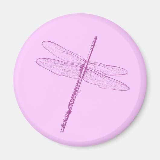 Dragonfly Flute Magnet (Vorne)
