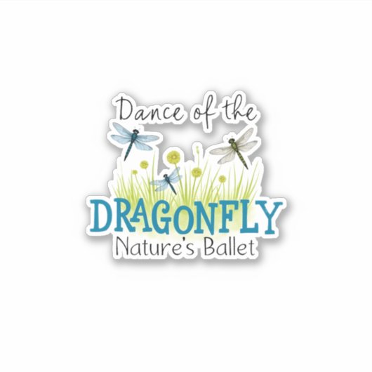 Dragonfly Flying Insect Lover Entomology Dragonfli Aufkleber (Vorderseite)