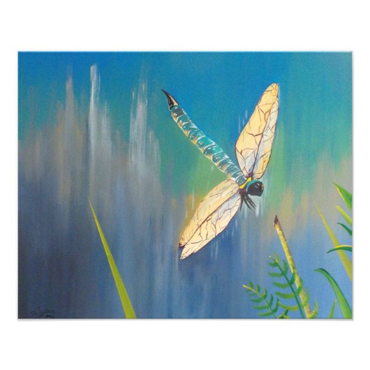 Dragonfly Foto Print (Vorne)