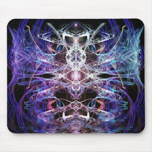 Dragonfly Fraktal Fantasy Mousepad (Vorne)
