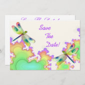 Dragonfly-Fraktal Save the Date (Vorne/Hinten)