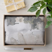 Dragonfly French Script Shabby Floral Decoupage Seidenpapier (Geschenk)