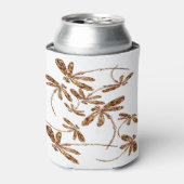 Dragonfly Frenzy Gold Dosenkühler (Kanne Vorderseite)