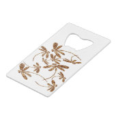 Dragonfly Frenzy Gold Geldbeutel Flaschenöffner (Vorderseite Schrägansicht)