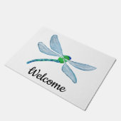 Dragonfly Fußmatte (Schrägansicht)