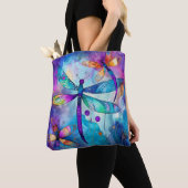 Dragonfly Garden Blues 1 Tasche (Von Nahem)