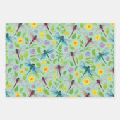 Dragonfly garden geschenkpapier set (Vorderseite 3)