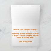 "Dragonfly Garden" Get Well Card #2 Karte (Innenseite)