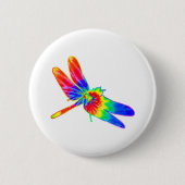 Dragonfly-Gefärbte Krawatte Button (Vorderseite)