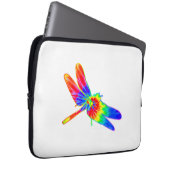 Dragonfly-Gefärbte Krawatte Laptopschutzhülle (Vorne Rechts)