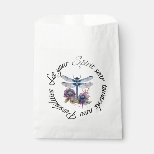 Dragonfly - Geist neuer Möglichkeiten Geschenktütchen (Vorderseite)