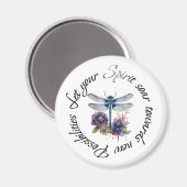 Dragonfly - Geist neuer Möglichkeiten Magnet (Vorderseite/Rückseite)