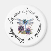 Dragonfly - Geist neuer Möglichkeiten Magnet (Vorne)