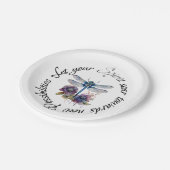 Dragonfly - Geist neuer Möglichkeiten Pappteller (Schrägansicht)