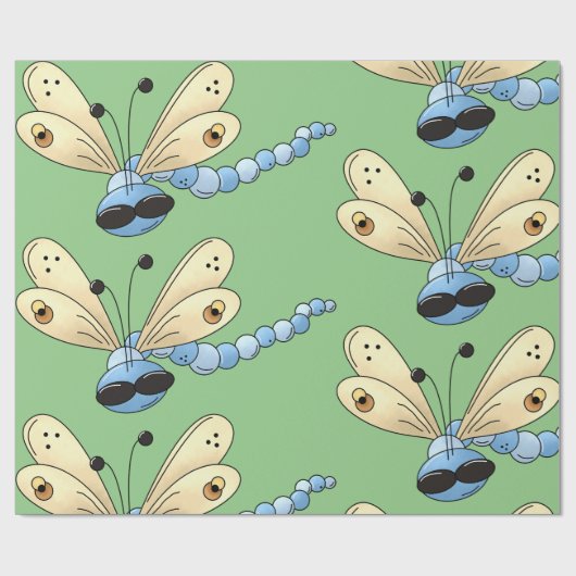 Dragonfly Geschenkpapier (Flach)