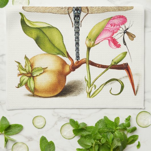 Dragonfly Geschirrtuch (Gefaltet)