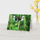 "Dragonfly" Get Well Card Karte (Gelbe Blume)