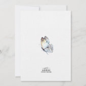 Dragonfly Girl Babydusche Einladung (Rückseite)