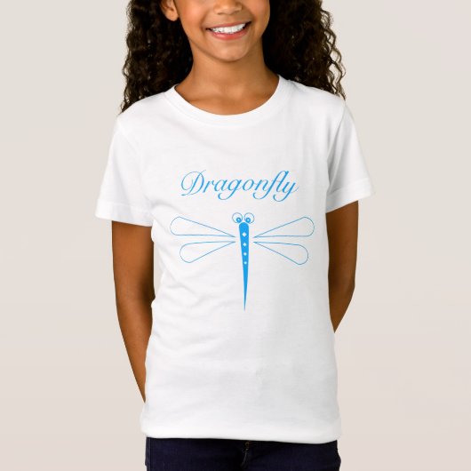 Dragonfly - Girls' Bella Angepasst Babydoll T - Sh T-Shirt (Vorderseite)