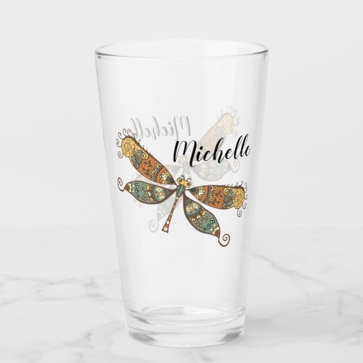 Dragonfly Glas (Vorderseite)