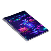 Dragonfly-Glow-Notebook | 6,5 x 8,75" Notizblock (Rechte Seite)