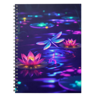 Dragonfly-Glow-Notebook | 6,5 x 8,75" Notizblock