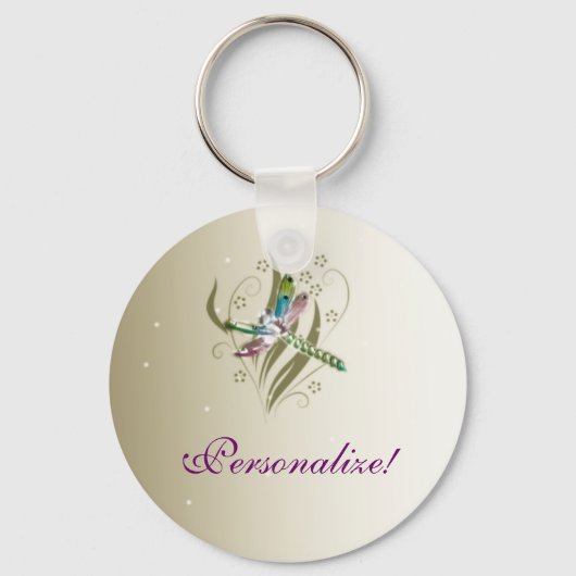 Dragonfly Glow Schlüsselanhänger (Vorderseite)