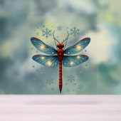 Dragonfly-Glühen Acrylschild (Neutral)
