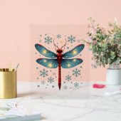 Dragonfly-Glühen Acrylschild (Hochzeit)