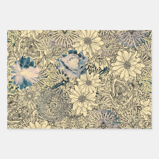 Dragonfly Gold Garden Geschenkpapier Set (Vorderseite)