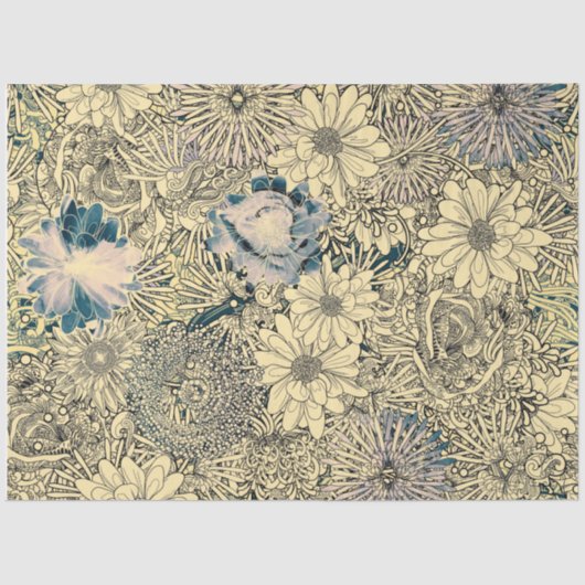 Dragonfly Gold Garden Seidenpapier (Vorderseite)