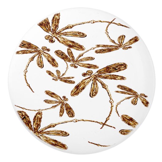 Dragonfly Goldmedaille Keramik Keramikknauf (Vorderseite)