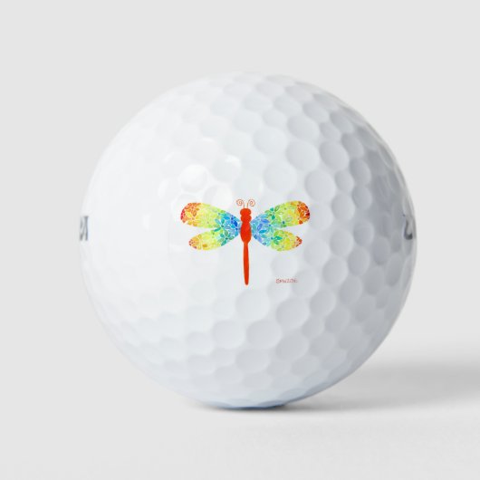 Dragonfly Golf Balls Golfball (Vorderseite)