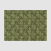Dragonfly Green Damask  Seidenpapier (Vorderseite)