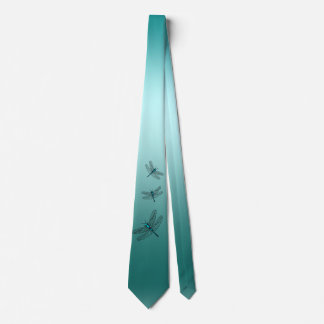 Dragonfly Green Gradient Ombre Krawatte