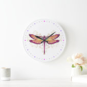 Dragonfly Große Wanduhr (Zuhause)