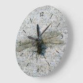 Dragonfly Große Wanduhr (Winkel)