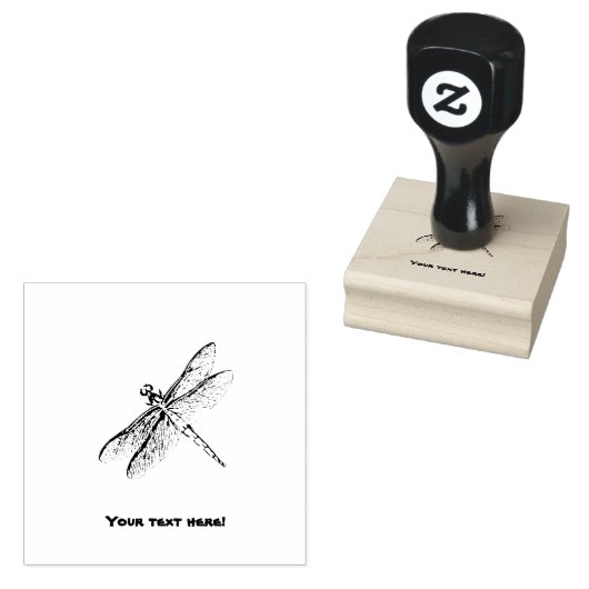 Dragonfly Gummistempel (Stempel)