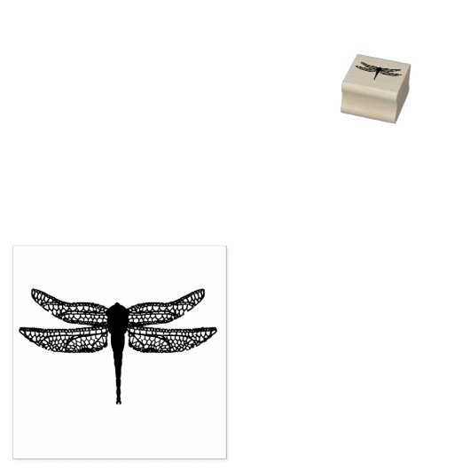 Dragonfly Gummistempel (Stempel)