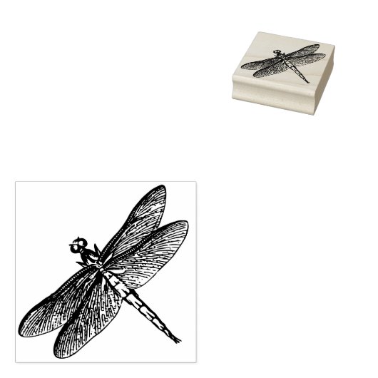 Dragonfly Gummistempel (Stempel)