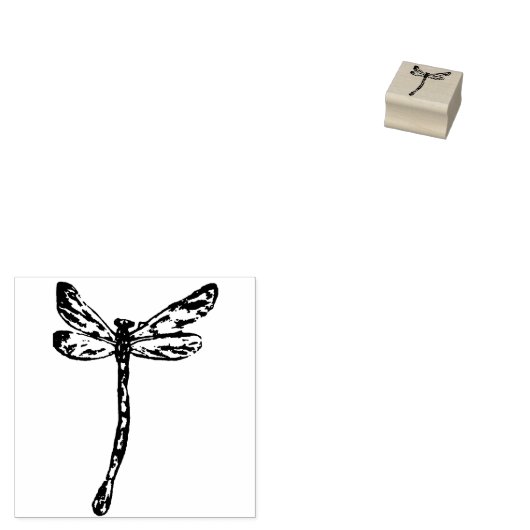 Dragonfly Gummistempel (Stempel)