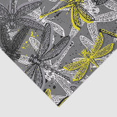 Dragonfly-Handgezeichnetes stylisches nahtloses Mu Seidenpapier (Ausschnitt)